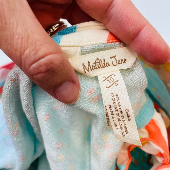 Matilda Jane Size 10 Confetti Dot Romper - Picture 6 of 6